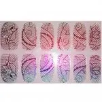 Nail Art Metallic Wraps