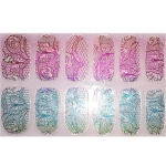 Nail Art Metallic Wraps