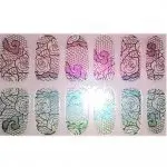Nail Art Metallic Wraps
