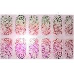 Nail Art Metallic Wraps