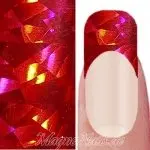 Nail Art Transfer Folie 0,45m - Nail Foil - Red Crush