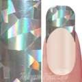 Nail Art Transfer Folie 1,5m - Nail Foil - Silver Crush