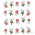 2D Nail Art One Stoke Sticker