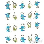 2D Nail Art One Stoke Sticker