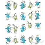 2D Nail Art One Stoke Sticker