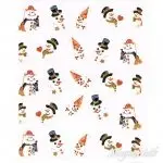 Weihnachten Water Transfer Sticker - Wassertattoos