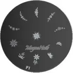 Nail Art Stamping Schablone P 1