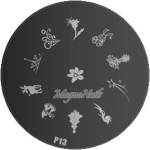 Nail Art Stamping Schablone P13