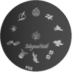 Nail Art Stamping Schablone P59