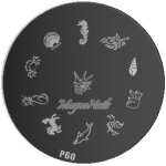 Nail Art Stamping Schablone P60