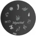 Nail Art Stamping Schablone P60