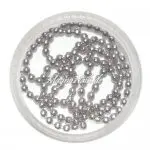 Nail Art Perlenkette silber in einem Döschen