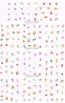 2D Nail Art Sticker