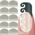 Nail Art Schablone - Nagellack Sticker
