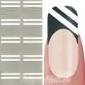 Nail Art Schablone - Nagellack Sticker