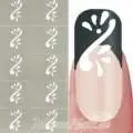 Nail Art Schablone - Nagellack Sticker