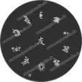 Nail Art Stamping Schablone H