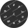 Nail Art Stamping Schablone I