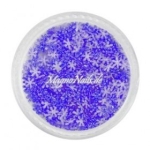 3D Einlegemotive - Shapes - Schneeflocken lila