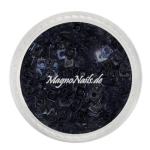 Glitter Shapes - Einlegemotive - Quadrat schwarz Nail Art Nails Nagel Nögel Nailart Einleger