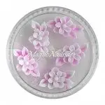 3D Einlegemotive - Gummi Soft Blumen lavendel