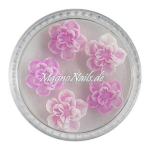 3D Einlegemotive - Gummi Soft Blumen lavendel