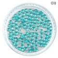 Nail Art Strasssteine - türkis rund