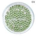 Nail Art Strasssteine - apfelgrün rund