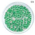 Nail Art Strasssteine - grün rund
