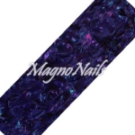 Mother of Pearl - Designer Perlmutt Streifen dunkel lila Nail Nagelstudio Nägel Nailart Nail art