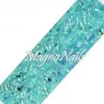 Mother of Pearl - Designer Perlmutt Streifen mint