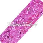 Mother of Pearl - Designer Perlmutt Streifen fuchsia