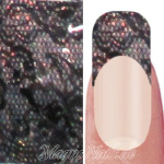 Nail Art Transfer Folie 1,5m - Nail Foil - Silver Lace