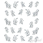 2D Water Transfer Sticker silber