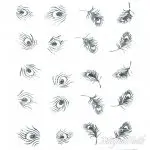 2D Water Transfer Sticker silber