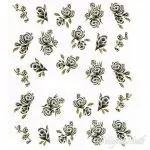 2D Nail Art One Stoke Sticker