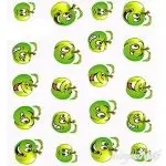 2D Nail Art One Stoke Sticker