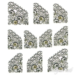 2D Nail Art One Stoke Sticker