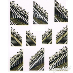 2D Nail Art One Stoke Sticker