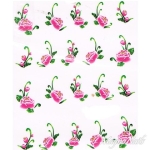 2D Nail Art One Stoke Sticker