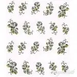 2D Nail Art One Stoke Sticker