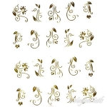 2D Nail Art One Stoke Sticker