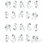 2D Water Transfer Sticker silber