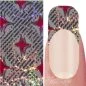 Preview: Nail Art Transfer Folie 1,5m - Nail Foil - Red Stars Nagelfolie Nageldesign Folie Tranferfolie Nailart