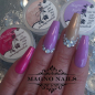 Preview: Nägel Ideen - Lila Beige Flieder Pink