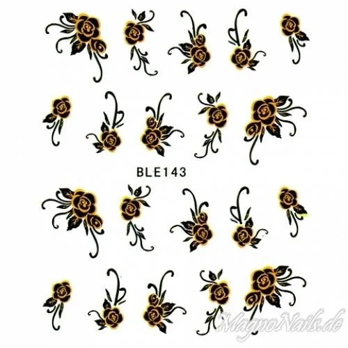 2D Nail Art One Stoke Sticker