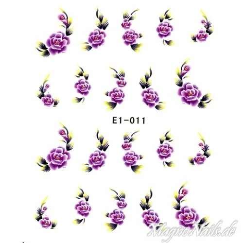 2D Nail Art One Stoke Sticker
