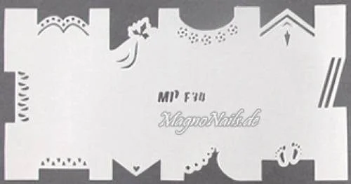 Nageldesign Nailart Nail Art Airbrush Schablone viele Designs