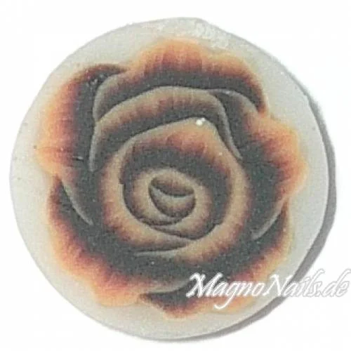 Fimo Stange - Rose dunkelbraun