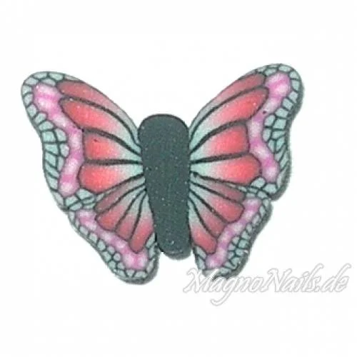 Fimo Stange - Schmetterling rot